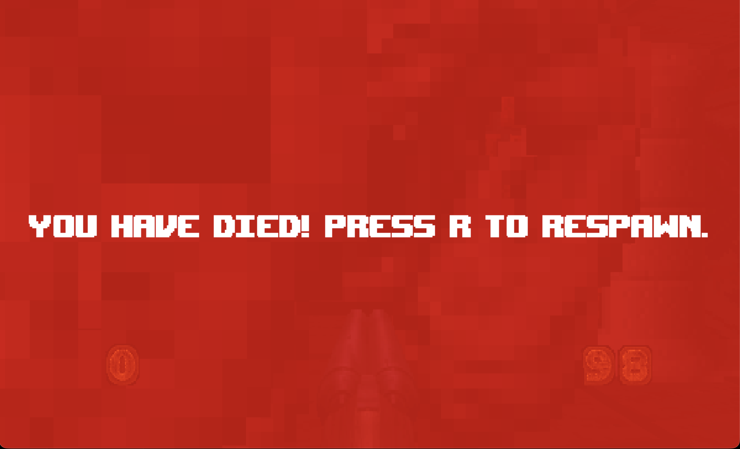 Raycast engine death screen