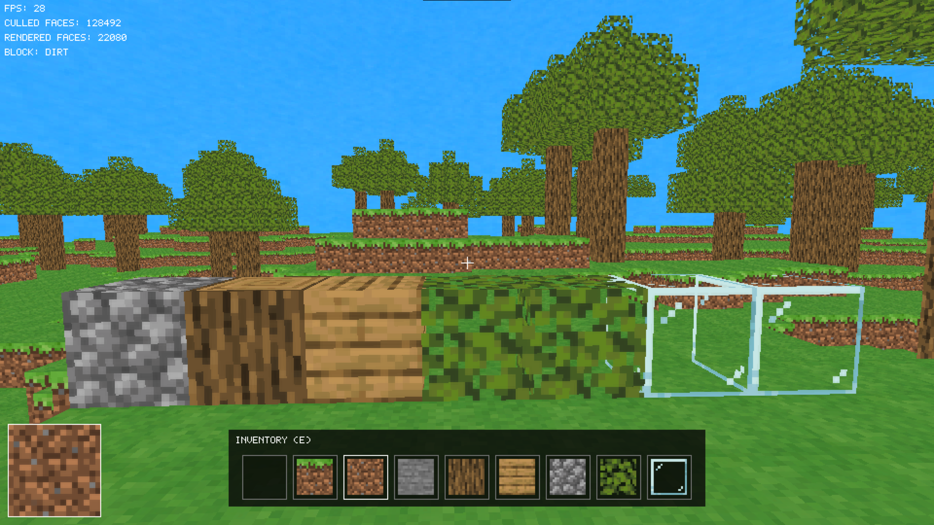 soft3D Minecraft demo
